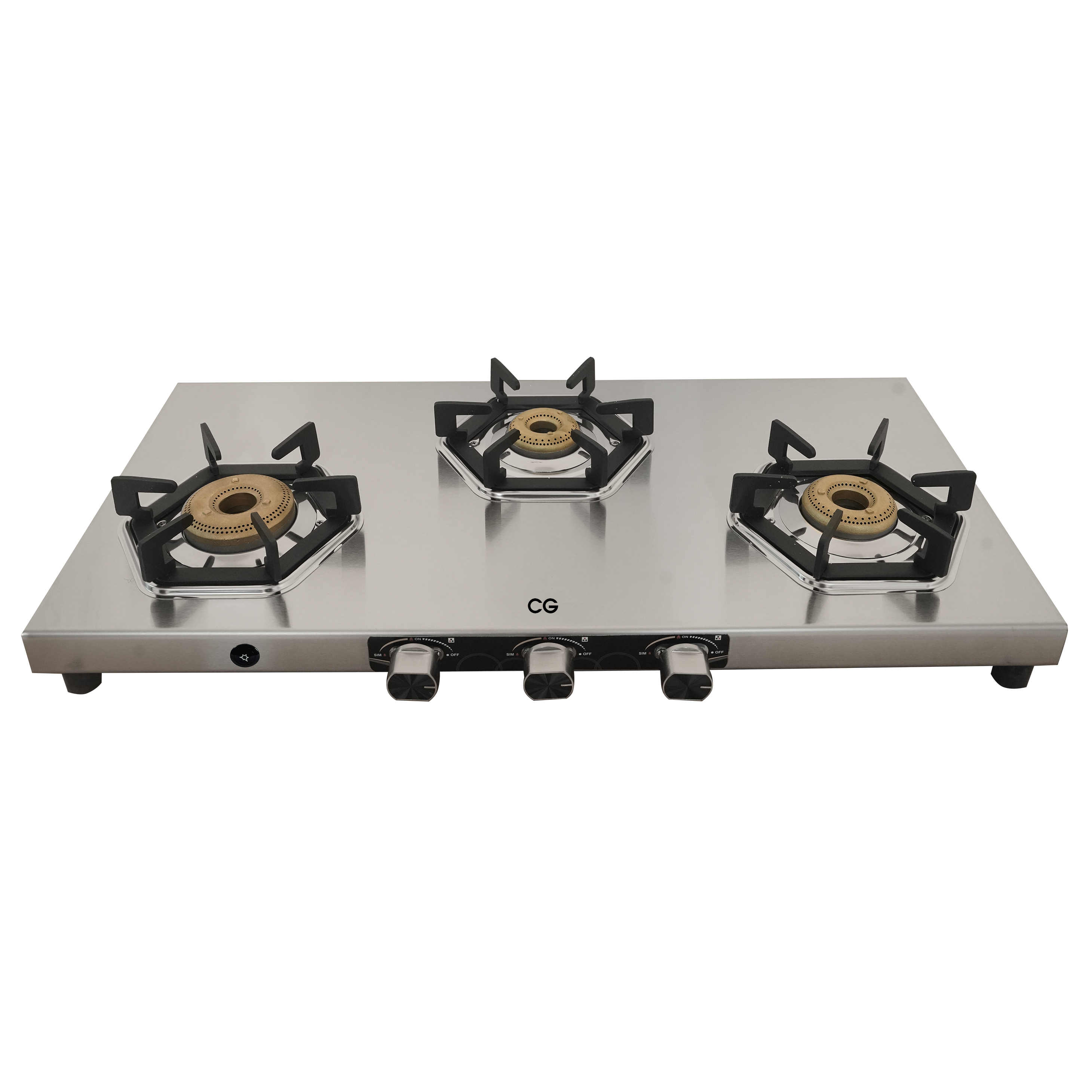 CG 3 Burner Auto Ignition Gas Stove(CGIGNITE 3BSH)